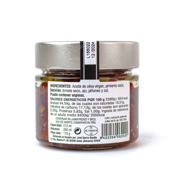 Pericana con aceite de oliva virgen Tomachaf premium 170g